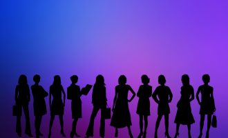 Women on purple | Intellectual Property Law Firm | Harness IP
