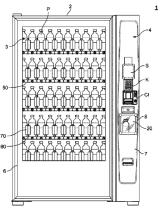Vending Machine Patent 10846972 | Intellectual Property Law Firm | Harness IP